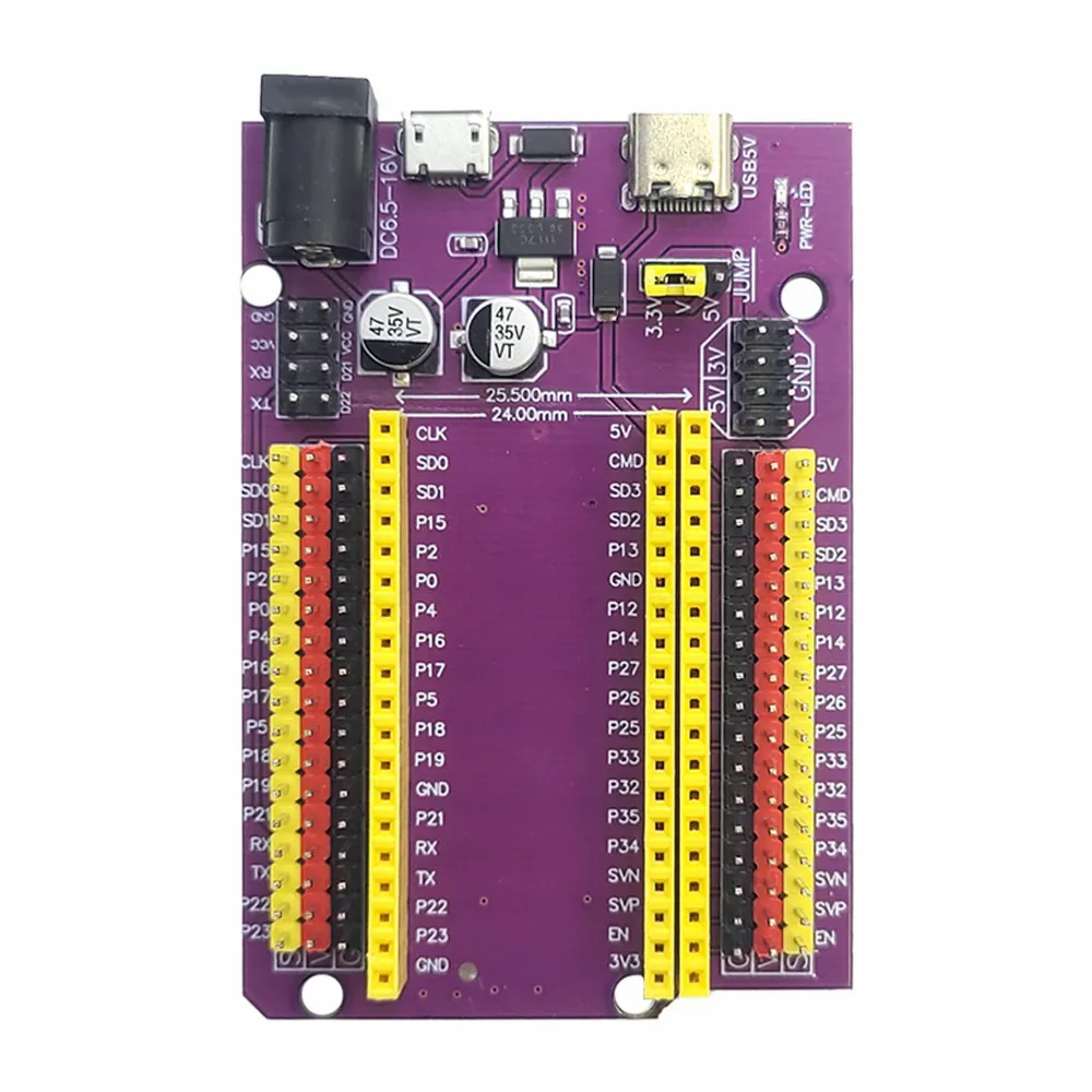 Універсальна плата ESP32 з підтримкою 3,3 В та 5 В логічних рівнів