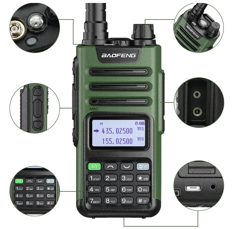 Посилена Рація Baofeng UV-13 Pro, Професійна радіостанція Baofeng