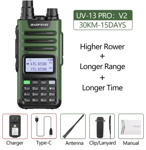 Посилена Рація Baofeng UV-13 Pro, Усиленная Рация Baofeng UV-13 Pro