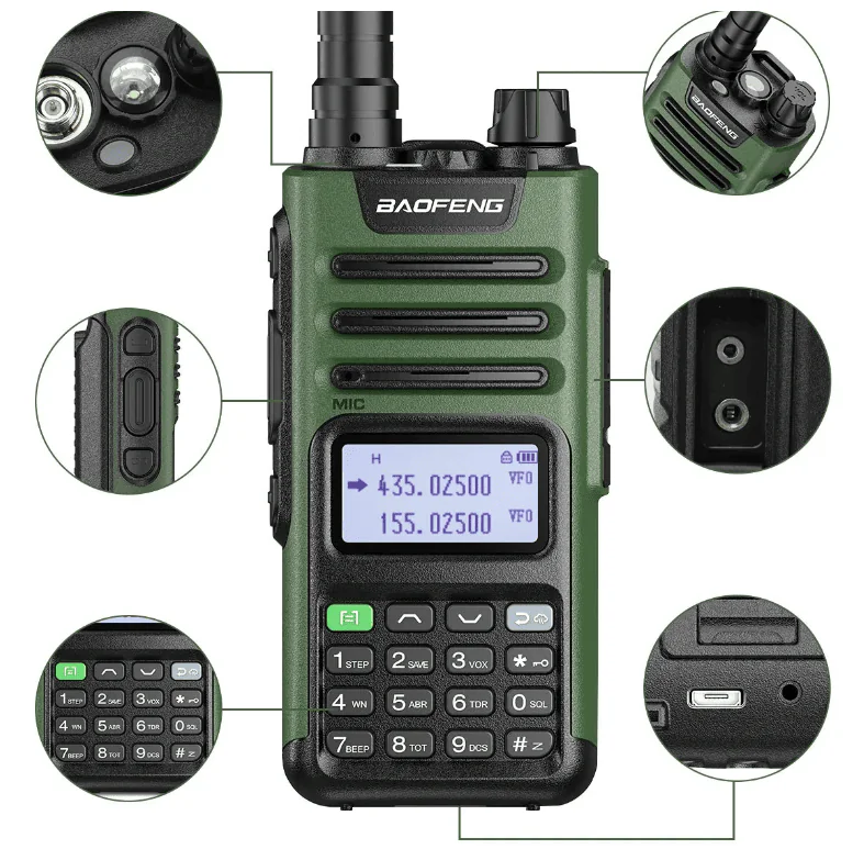 Посилена Рація Baofeng UV-13 Pro, Професійна радіостанція Baofeng