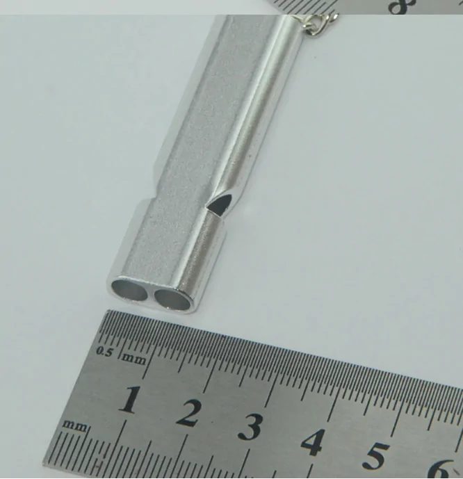 EDC Рятувальний Свисток Судді з Алюмінію. Брелок свисток на ключі. Подарунок чоловікові. Першої необхідності