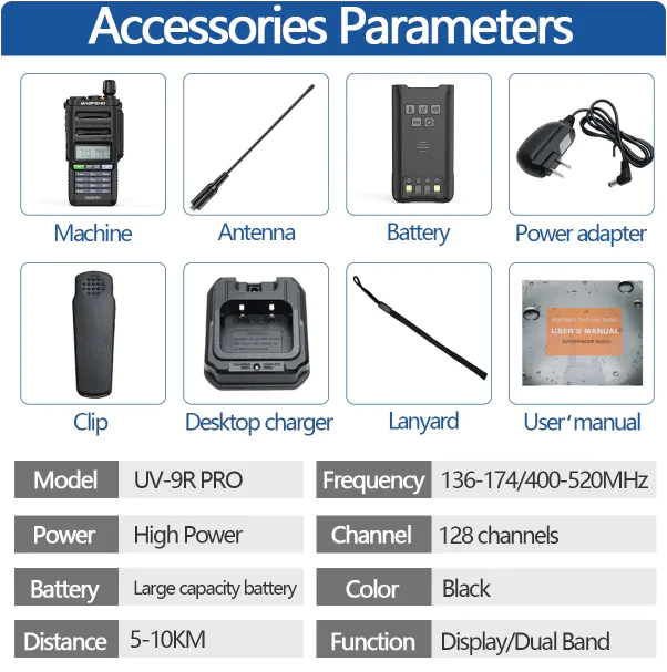 Купити Рацію Baofeng UV-9R Pro, quansheng, retevis, kenwood, motorola, hyt, puxing, wouxun купити з гарантією і швидкою доставкою в Україні для полювання, риболовлі, активного відпочинку та військових потреб.