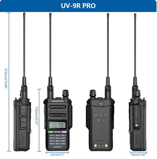 Влагозащищенная Рация Baofeng UV-9R Pro Вологозахищена Рація Baofeng UV-9R Pro