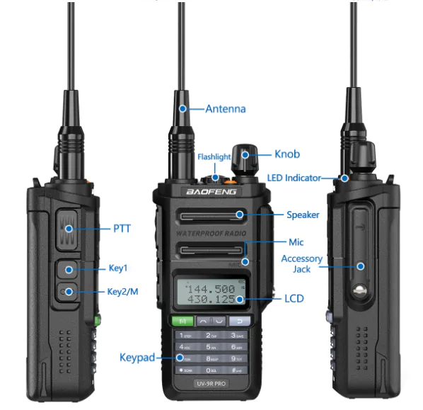 Купити Рацію Baofeng UV-9R Pro, quansheng, retevis, kenwood, motorola, hyt, puxing, wouxun купити з гарантією і швидкою доставкою в Україні для полювання, риболовлі, активного відпочинку та військових потреб.