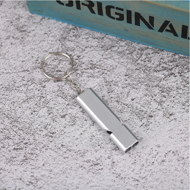 EDC Рятувальний Свисток Судді з Алюмінію. Брелок свисток на ключі. Подарунок чоловікові. Першої необхідності