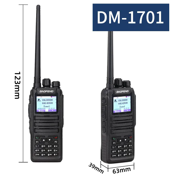 Цифрова DMR Радіостанція Baofeng DM-1701, quansheng, retevis, kenwood, motorola, hyt, puxing, wouxun купити з гарантією і швидкою доставкою в Україні для полювання, риболовлі, активного відпочинку та військових потреб.