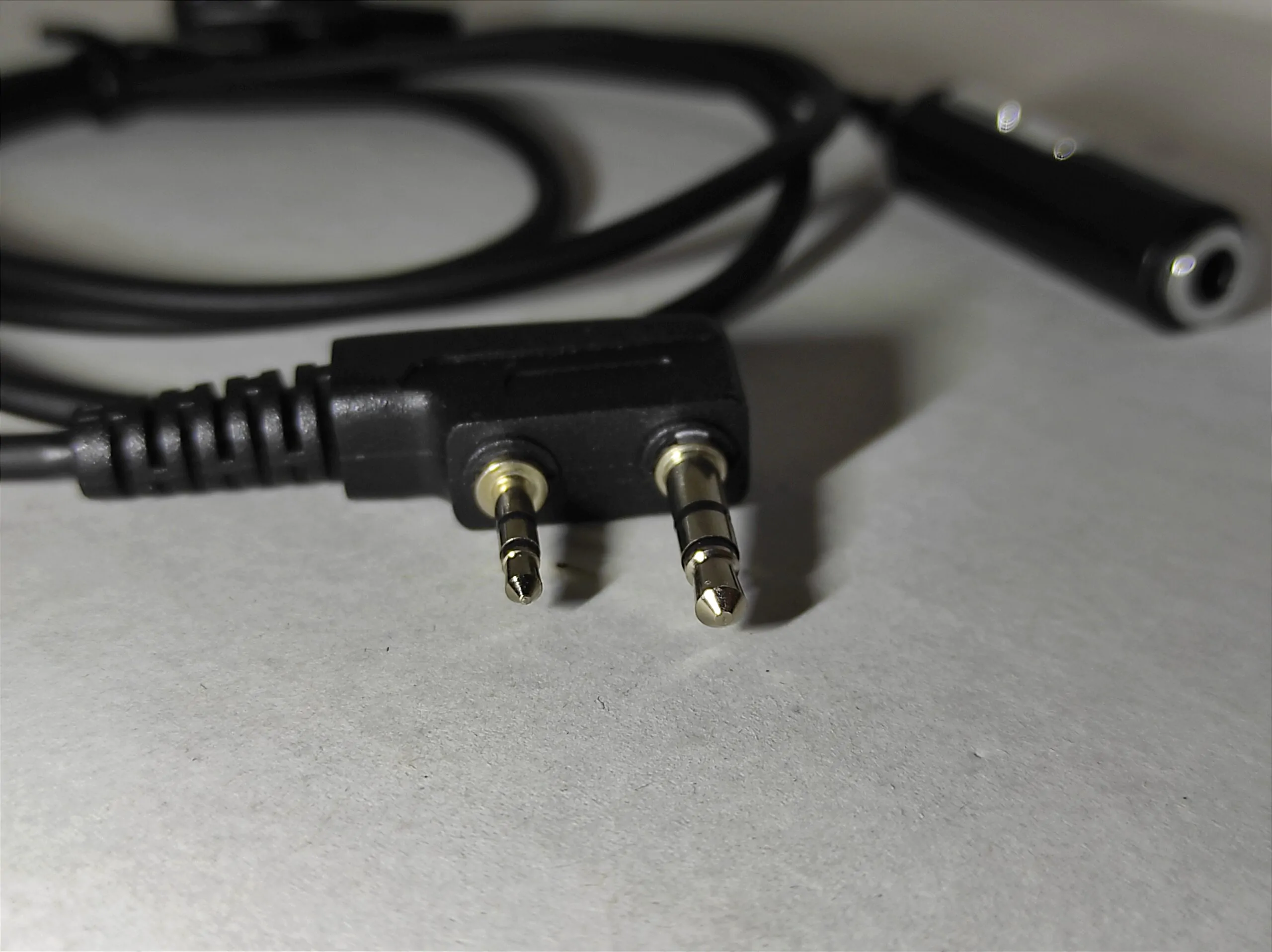 Тангента Jack 3.5 До Рації Baofeng або Quansheng з роз'ємом Kenwood. Кнопка PTT з роз'ємом Jack 3.5, для дротових навушників