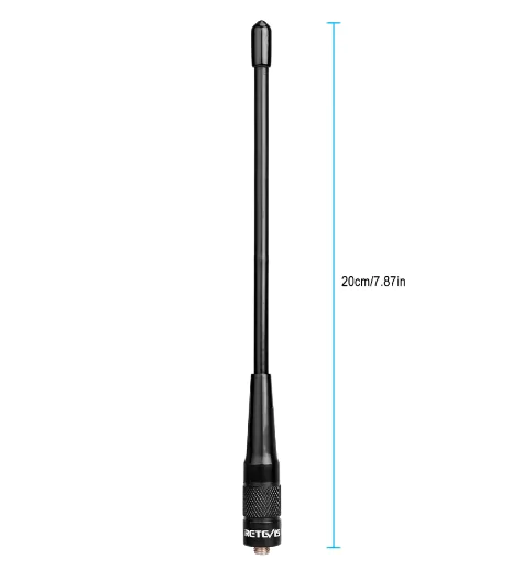 Антена Retevis RHD-701 Для Рації, посилена антена для радіостанції UHF-VHF.