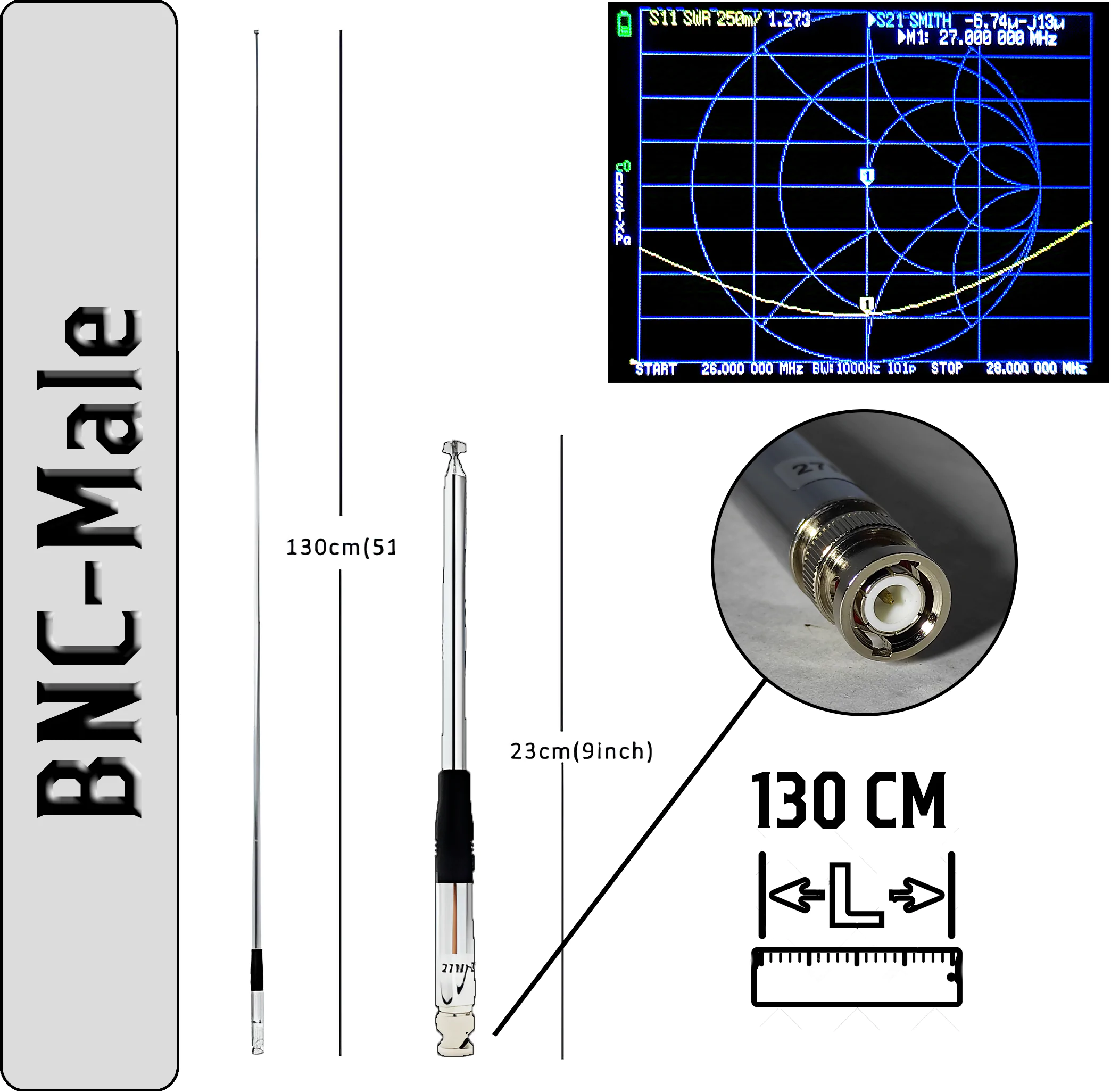 27 МГц Сі-Бі Антена Для Рації