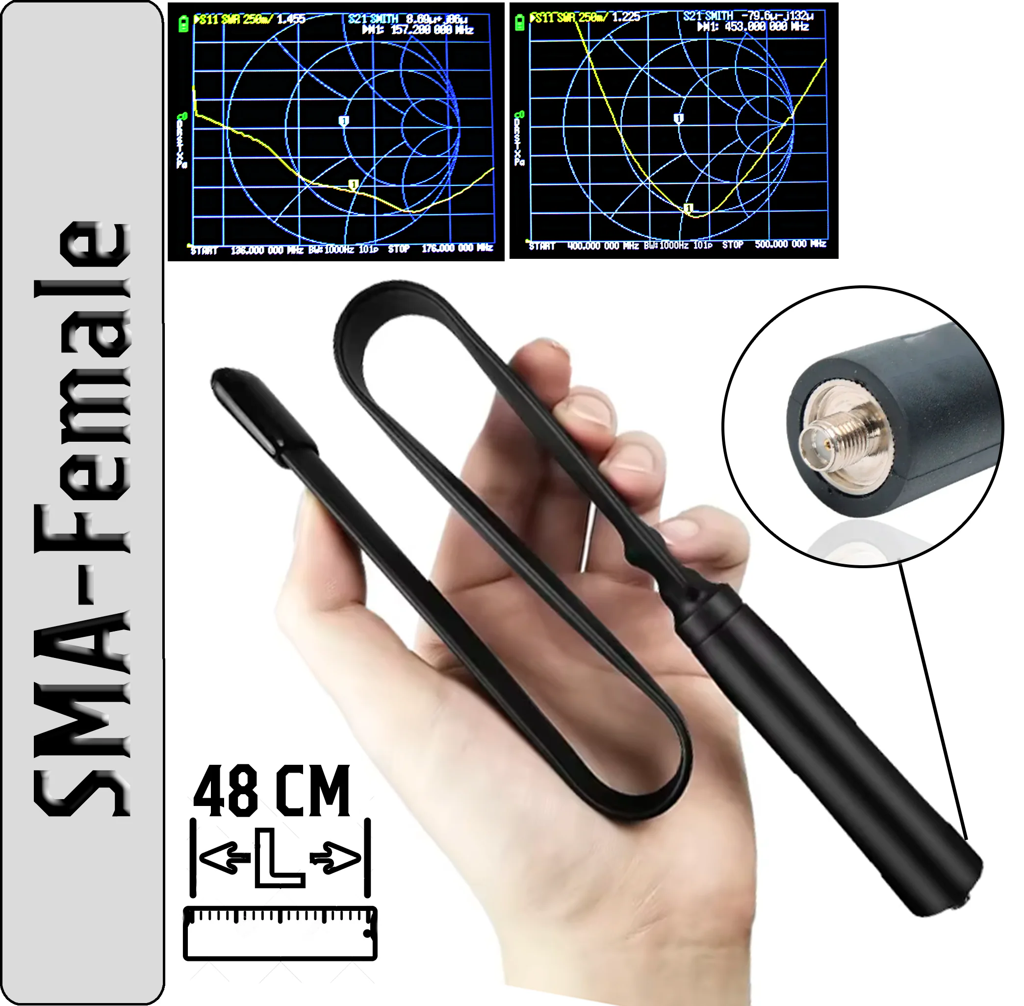 Складна Тактична Антена Для Рації 48СМ Складная Тактическая Антенна Для Рации 48СМ