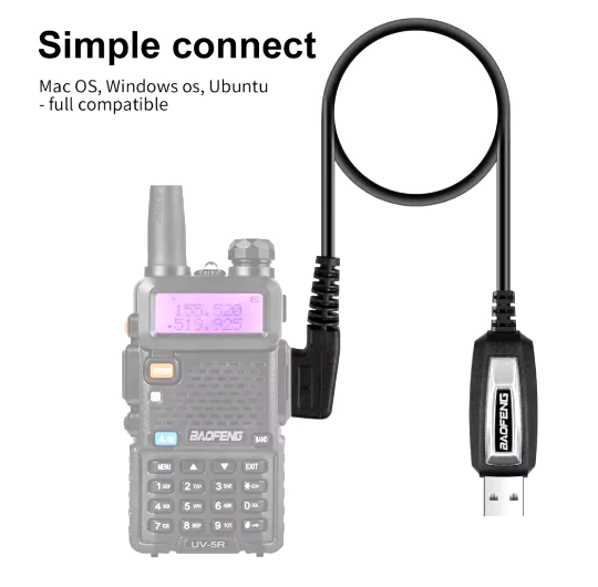 Купить кабель Baofeng для рации Провод для прошивки Quansheng Кабель Для Программирования Раций И Радиостанций