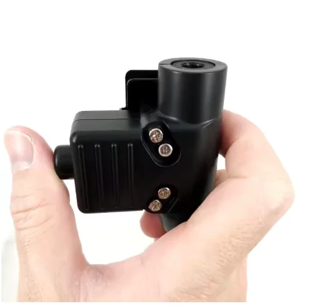 Зручний внутрішньоканальний навушник, гарнітура для рацій. Ларингофон для Quansheng