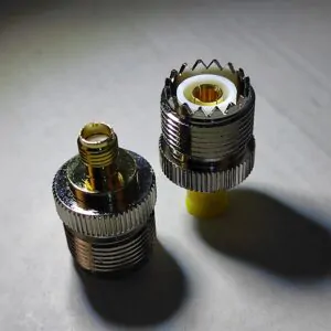 ВЧ Перехідник PL259 Female - SMA-Female ВЧ Переходник PL259 Female - SMA-Female