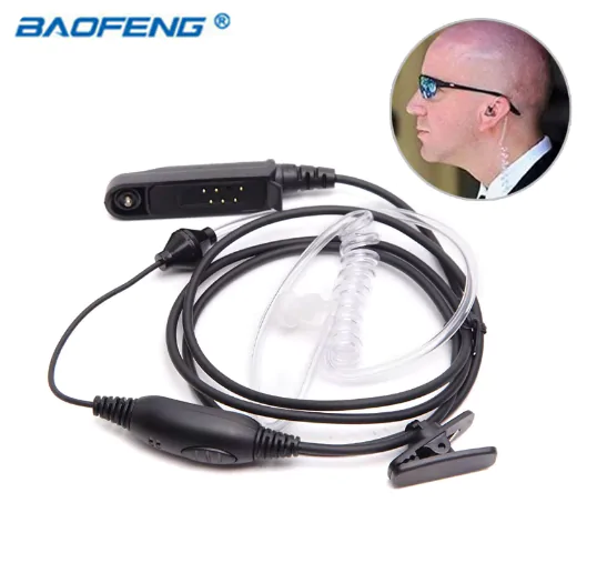 Гарнітура до Рації Baofeng UV-9R %%sep%% Навушник Expert EX-V1K1 із кнопкою PTT для радіостанцій Baofeng UV-9R Plus, UV-9R PRO, UV-22S. Вологозахищена гарнітура