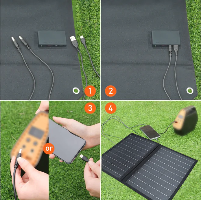 Кабель Type C і роз'єм Type-C USB на газоне