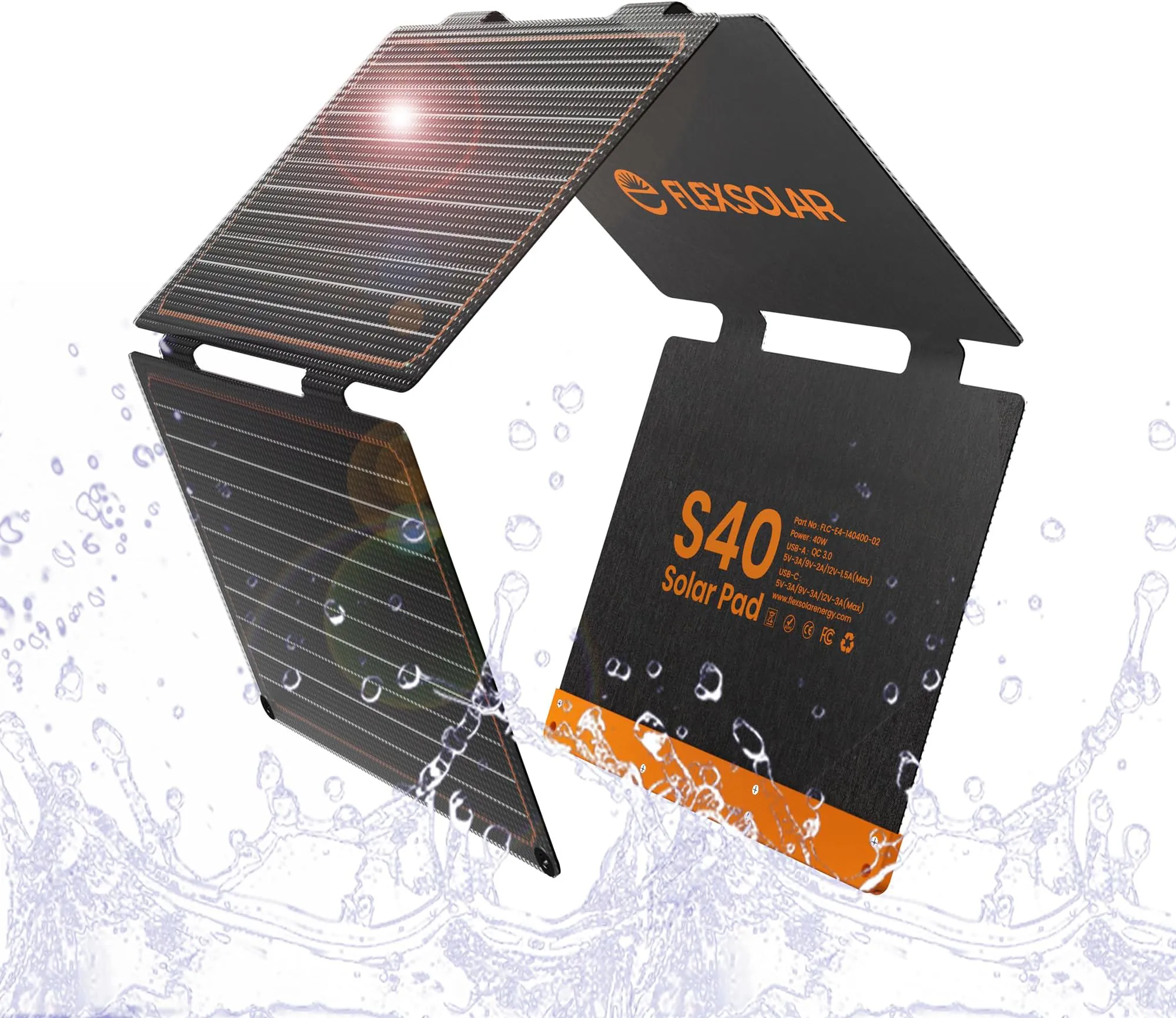 Енергоефективна сонячна панель для походів, ідеальна для зарядки гаджетів.