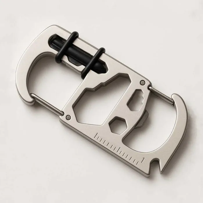 Універсальний EDC Мультитул-карабін 6 в 1, Универсальный EDC Мультитул-карабин 6 в 1