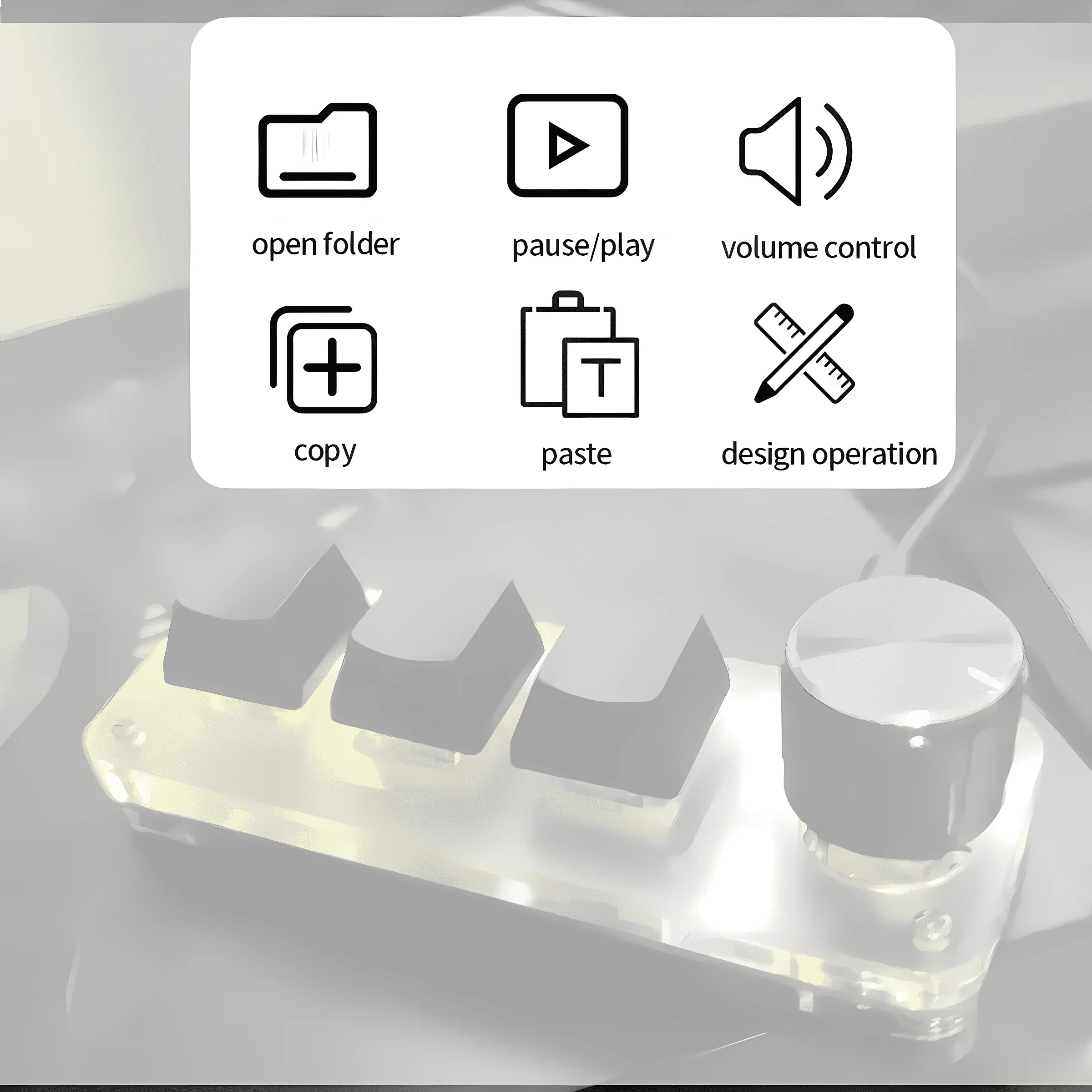 Програмовані клавіші з гарячою заміною перемикачів