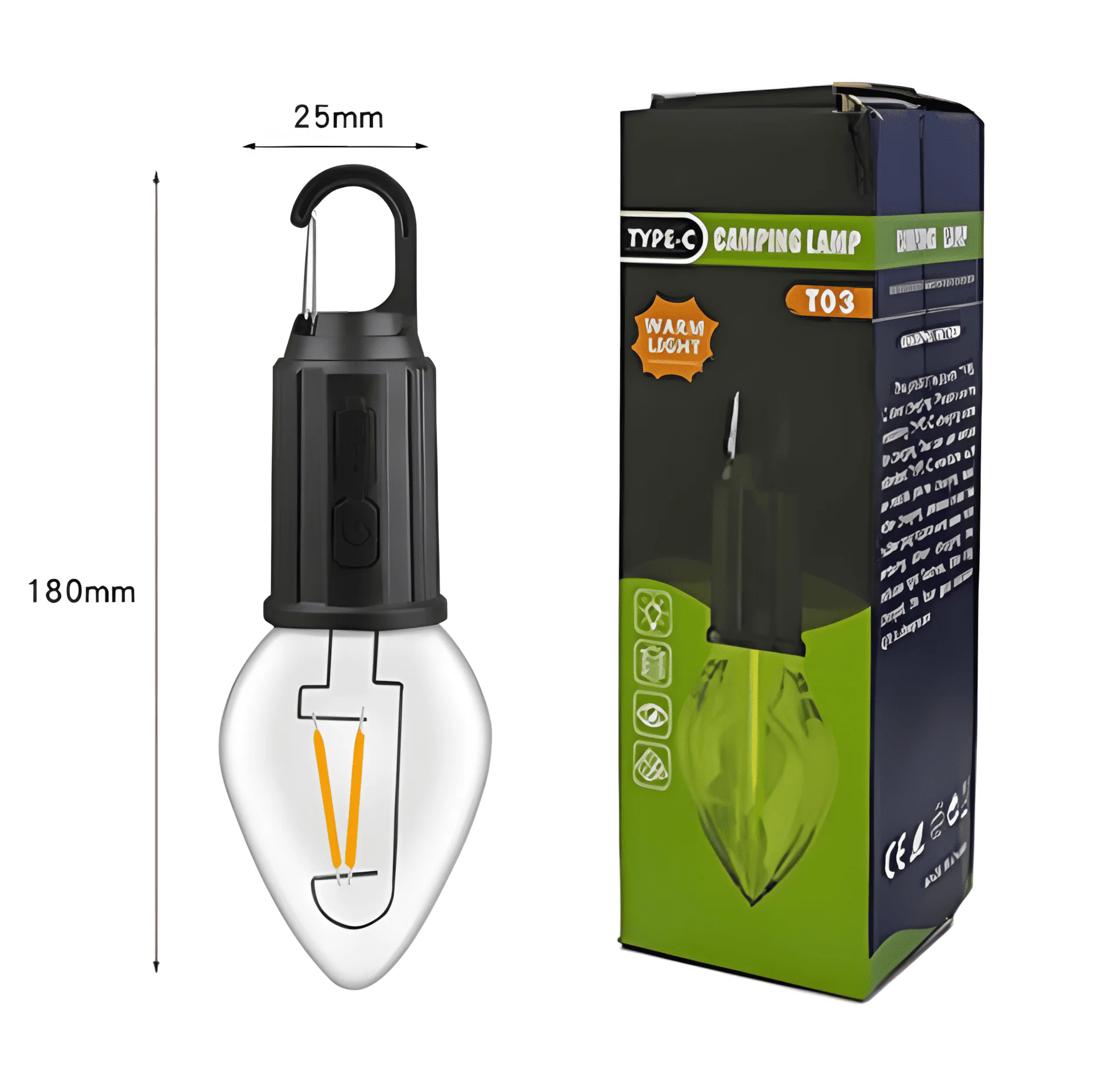 Зручна лампа із тривалою автономною роботою LED-діодів