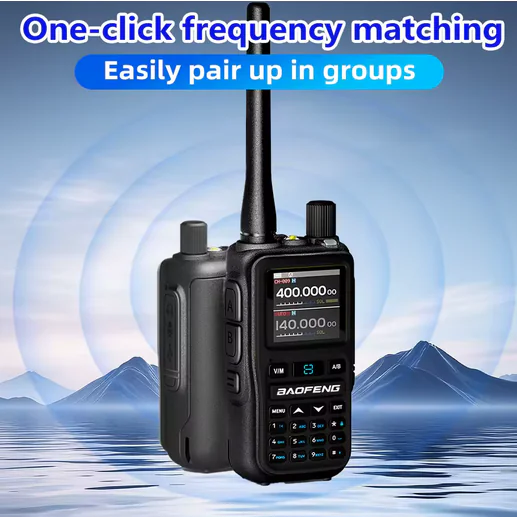 Портативна рація з зарядкою Type-C та кольоровим дисплеєм